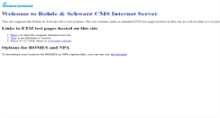 Desktop Screenshot of cms.rohde-schwarz.com