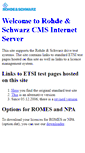 Mobile Screenshot of cms.rohde-schwarz.com