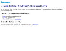 Tablet Screenshot of cms.rohde-schwarz.com